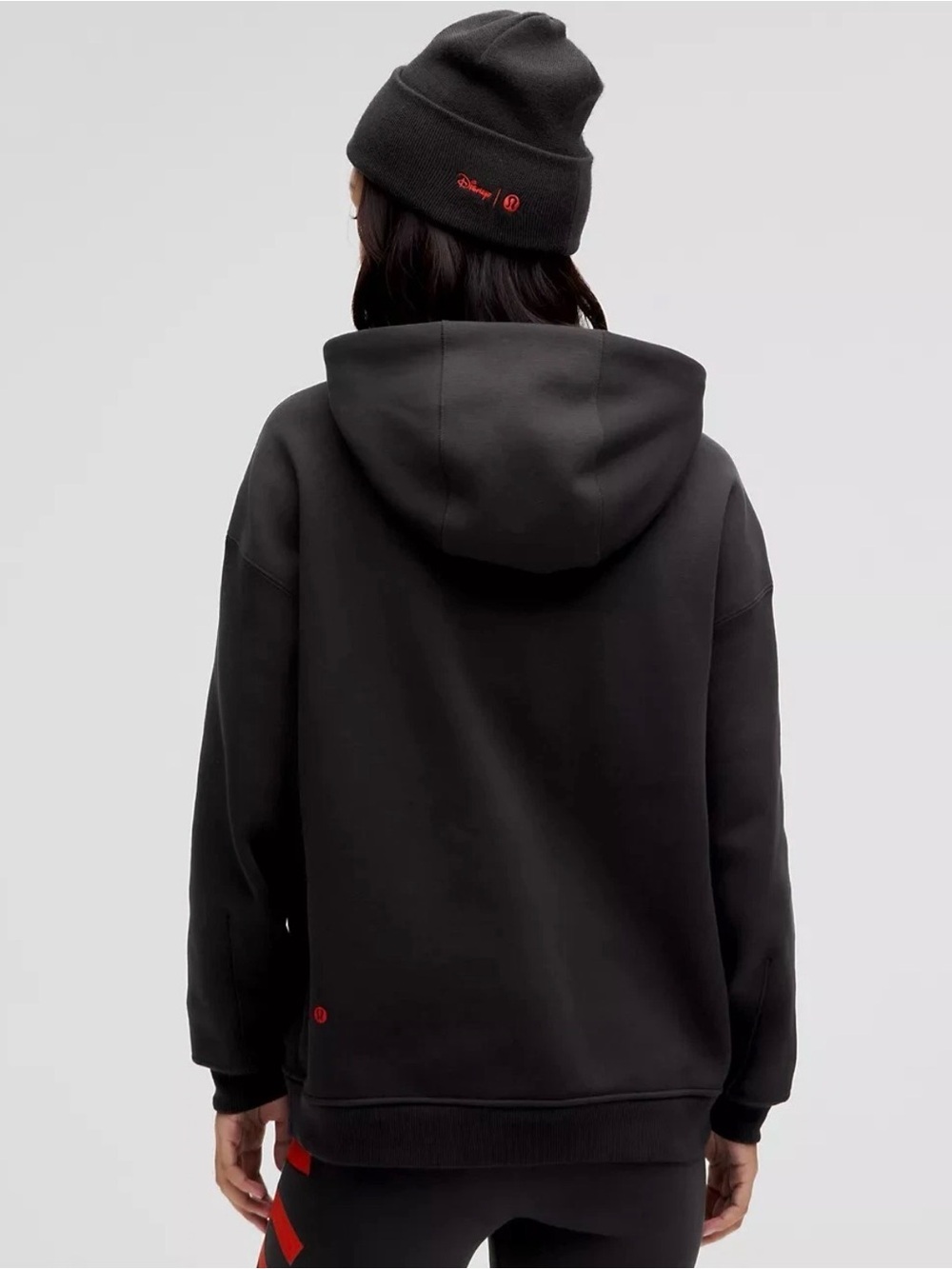 Lululemon x Disney Sold Out Limited Edition Mickey Mouse Oversized Hoodie Black - Picture 6 of 15